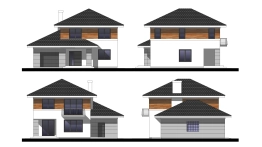Projekt domu Kasjopea II dach 25 (3)